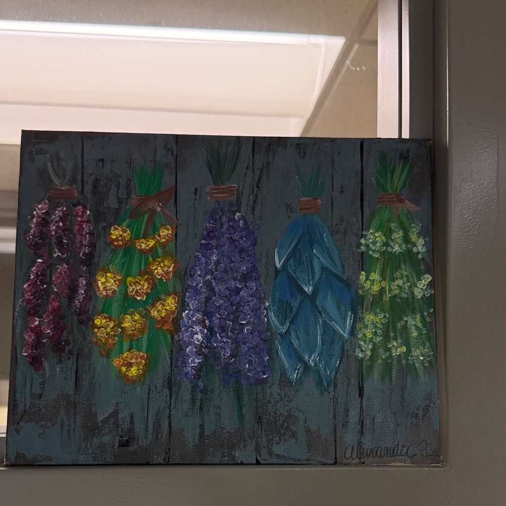 Floral Wall Art with Vibrant Colors
